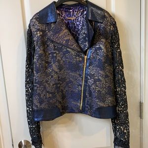 NWT Elie Tahari moto jacket size small